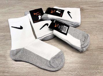 Дитячі шкарпетки Nike з сірою підошвою (12 пар в упаковці) АРТ 302-дс фото