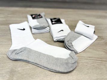 Шкарпетки Nike з сірою підошвою (12 пар в упаковці) АРТ 302 фото