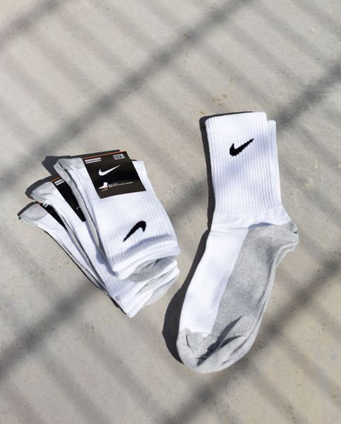 Шкарпетки Nike з сірою підошвою (12 пар в упаковці) АРТ 302 фото