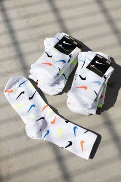 Шкарпетки Nike з кольоровим лого (12 пар в упаковці) АРТ 285-1 фото