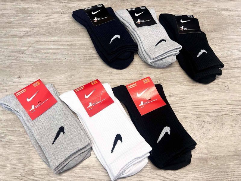 Спортивні шкарпетки Nike,мікс (12 пар в упаковці) АРТ 254мікс                                     фото
