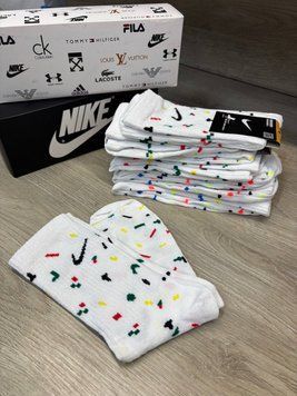 Шкарпетки Nike з кольоровим принтом 287 ж фото